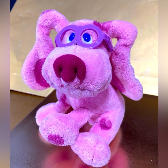 Ty BEANIE BABIES BLUES CLUES MAGENTA THE DOG (NICK JR.) WITH ORIGINAL TUSH TAG - Picture 2 of 10